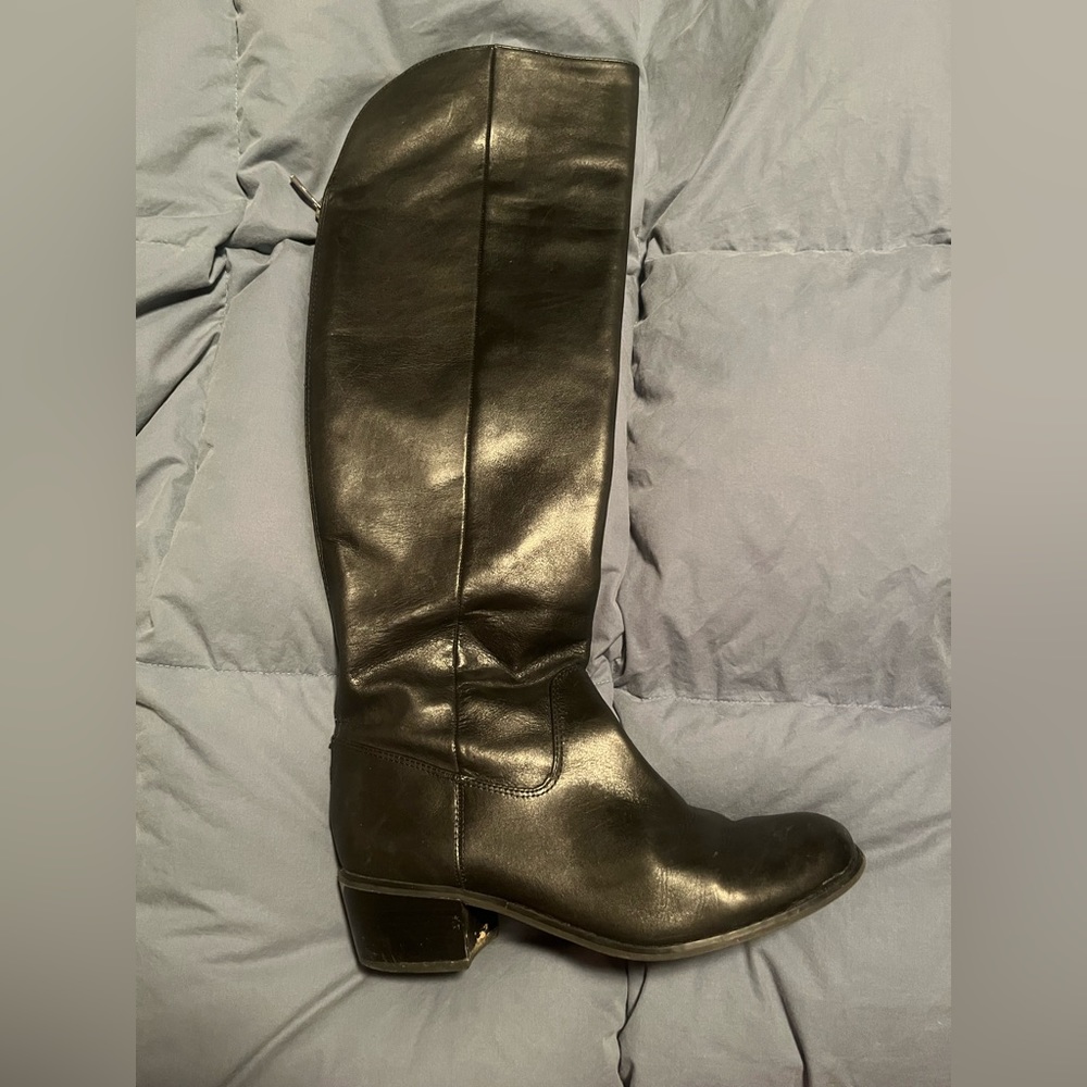 INC knee high leather boots